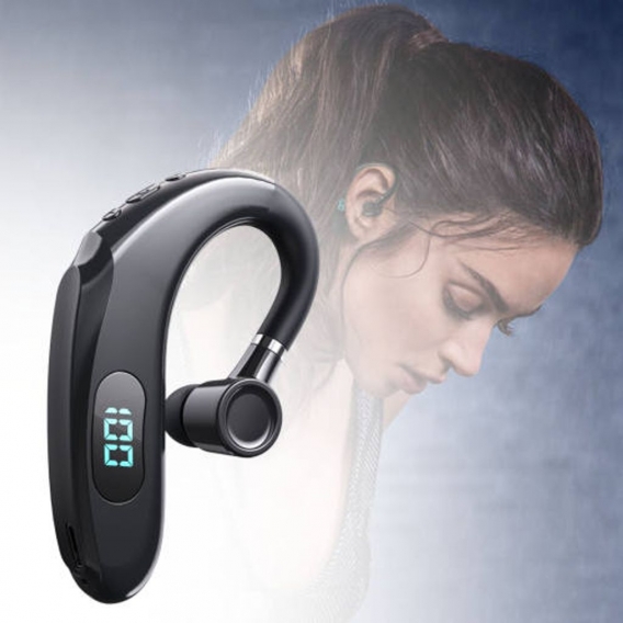 Q20 Bluetooth-Headset-Kopfhörer Rotierender am Ohr befestigter Bluetooth 5.2-Einohr-Leichtbau-Mikrofon Lange Standby-Ultraleicht