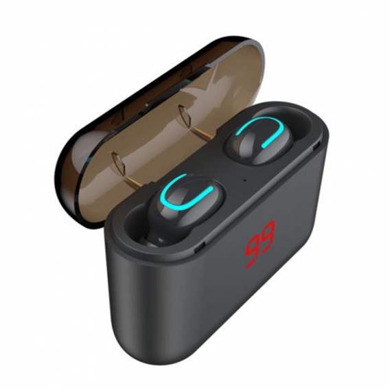 U Type Bluetooth 5.0 Headset Ohrhörer  Wireless Headphone Mini Earphone