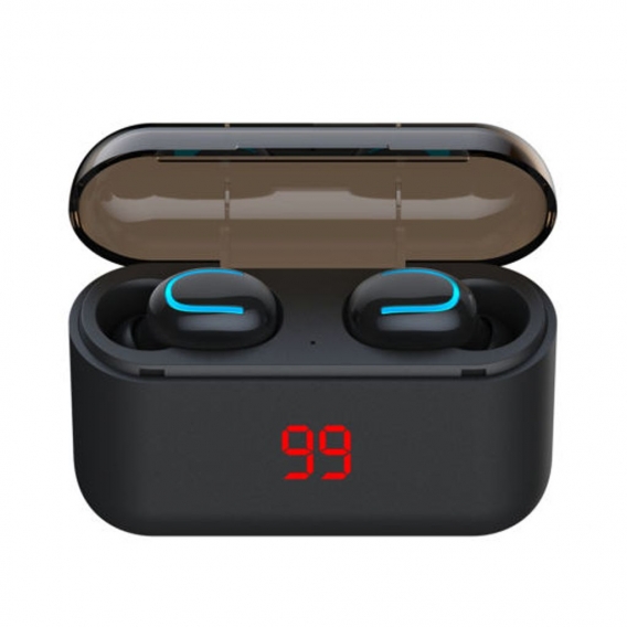 U Type Bluetooth 5.0 Headset Ohrhörer  Wireless Headphone Mini Earphone