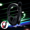 Kabelgebundenes Over Ear Gaming Headset 3,5 Mm Bass Surround Komfortable Soft Memory Ohrenschützer Einstellbar Leicht für Laptop