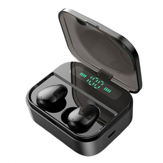 Wireless  Bluetooth 5.0 Kopfhörer Active Earbuds Headset Touch Control Farbe Schwarz