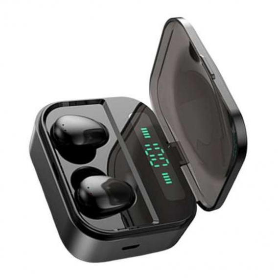 Wireless  Bluetooth 5.0 Kopfhörer Active Earbuds Headset Touch Control Farbe Schwarz