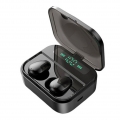 Wireless  Bluetooth 5.0 Kopfhörer Active Earbuds Headset Touch Control Farbe Schwarz