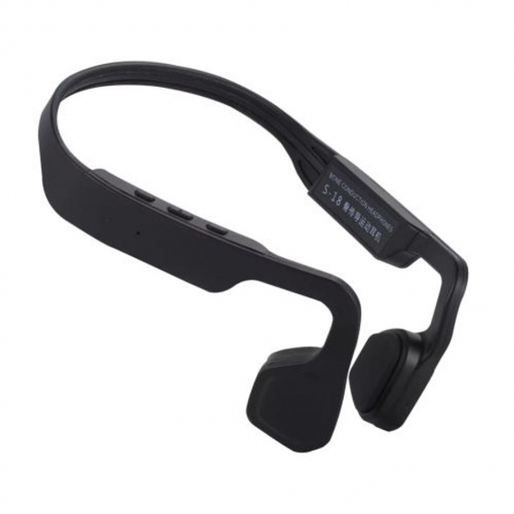 Bluetooth Knochenleitungskopfhörer Drahtlose Stereo Headsets Kopfhörer Farbe Schwarz