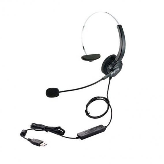 2pcs USB Verdrahtet Gaming-headset Kunstleder-Ohrenschützer Verkabelt Headset Kopfhörer