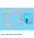 Wandkonsole lackiert mit Traverse (U-Profil) SBU 01 - 850x400x450 mm 75+75 kg