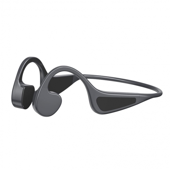 Knochenleitungskopfhörer Bluetooth 5.0 Open Ear Headset mit Mikrofonen IPX6 Wasserdicht schweißfest 6 Stunden Wiedergabe - Dunke