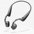 Knochenleitungskopfhörer Bluetooth 5.0 Open Ear Headset mit Mikrofonen IPX6 Wasserdicht schweißfest 6 Stunden Wiedergabe - Dunke