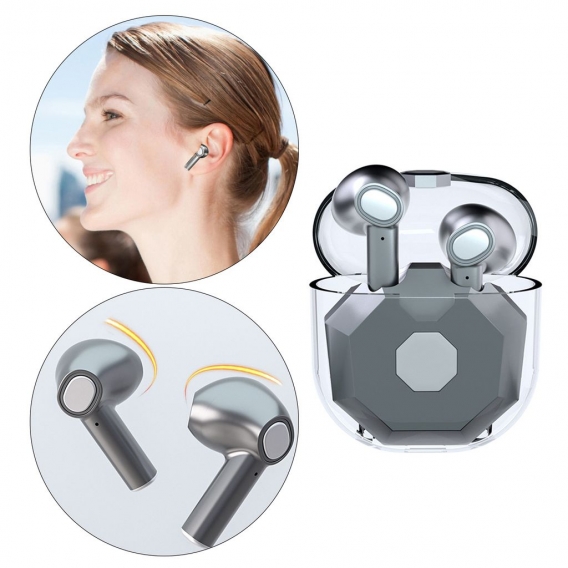 Drahtlose Ohrhörer Sport-Headsets HiFi-Sound Tiefer Bass 30H Spielzeit Wasserdichte Bluetooth 5.0 TWS Drahtlose Kopfhörer mit Mi