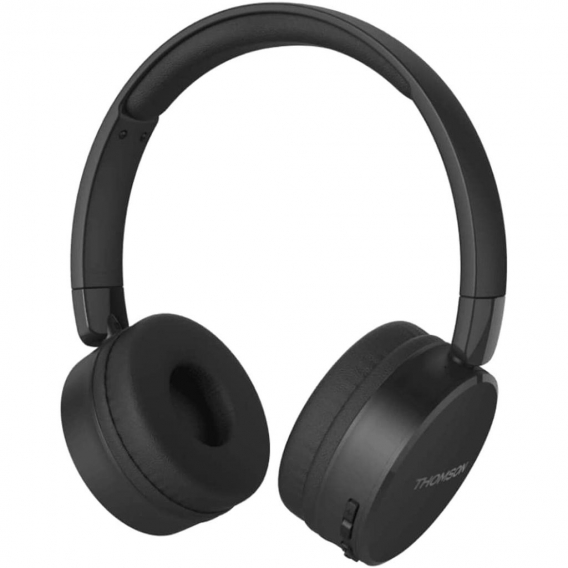 Hama Thomson WHP6011BT Bluetooth On-Ear, Mikro, drehbar, altern. 3.5-mm-Kabe Kopfhörer schwarz