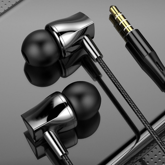 X10 3,5-Mm-Plug-In-Ear-Stereo-Kopfhörer-Headset Mit Mikrofon Für Telefoncomputer