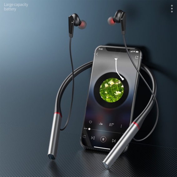 Gy10 Bluetooth-Kopfhörer Nackenbügel In-Ear Silikon Stereo Hifi Wireless Tf-Karten-Kopfhörer Für Musik