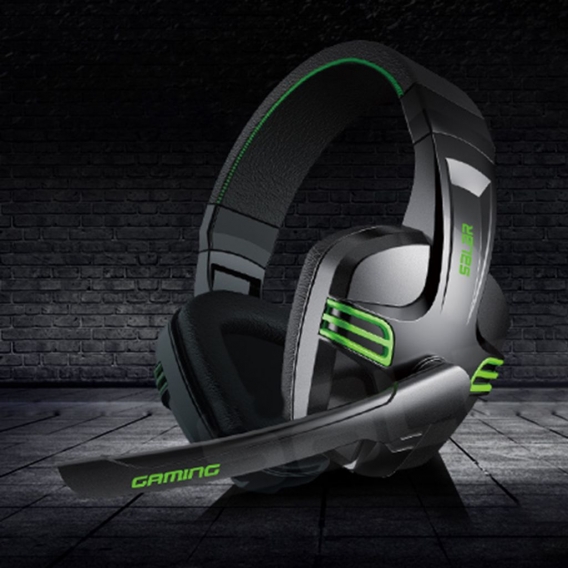 Salar-Kx101 Kabelgebundenes Headset Super Bass Abs-Kopfhörer Mit Mikrofon Für Gaming