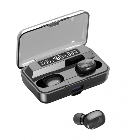 G03-5 Bluetooth-Headset Schweißfest Hd-Led-Digitalanzeige Abs Tragbare Kabellose In-Ear-Sportkopfhörer Zum Wandern