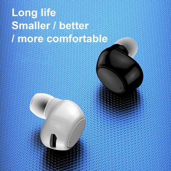 1Pc X6 Kabelloser Kopfhörer Freisprecheinrichtung Mit Sprachansage Abs Stereo Bluetooth 5.0 Ohrhörer Für Sport
