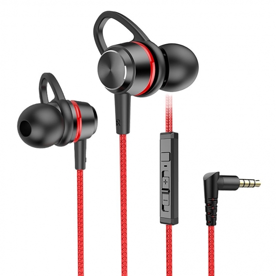 G26 Kabelgebundener Dynamischer 3,5-Mm-Plug-In-Ear-Gaming-Kopfhörer Mit Mikrofon Für Telefon/Computer