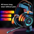 G58 Led-Licht-Gaming-Headset Stereo-Bass-Kopfhörer Mit Mikrofon Für Pc / Laptop