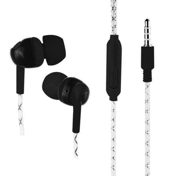 Im Dunkeln Leuchtendes 3,5 Mm Kabelgebundenes In-Ear-Sportkopfhörer-Musik-Headset Mit Mikrofon