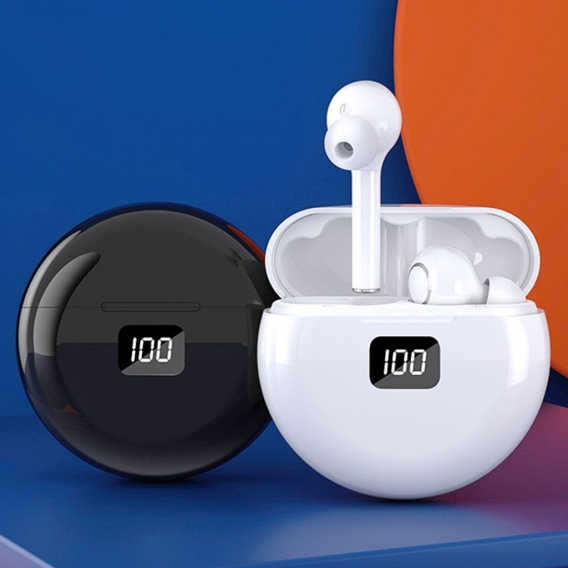 Tw13 Bluetooth V5.0 Kabelloses In-Ear-Headset Mit Mikrofon-Stereo-Led-Display