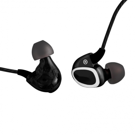 3,5-Mm-Dual-Moving-Coil-In-Ear-Bass-Hifi-Kopfhörer-Headset Für Telefon-Laptop