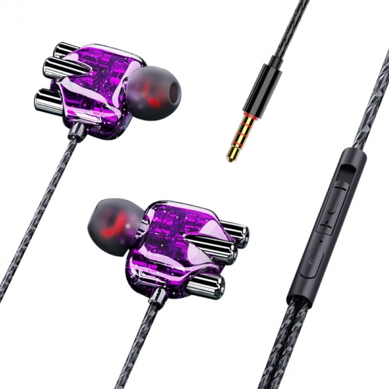 In-Ear Dual Coil Heavy Bass Hifi Sound Sportkopfhörer Mit Mikrofon Für Huawei