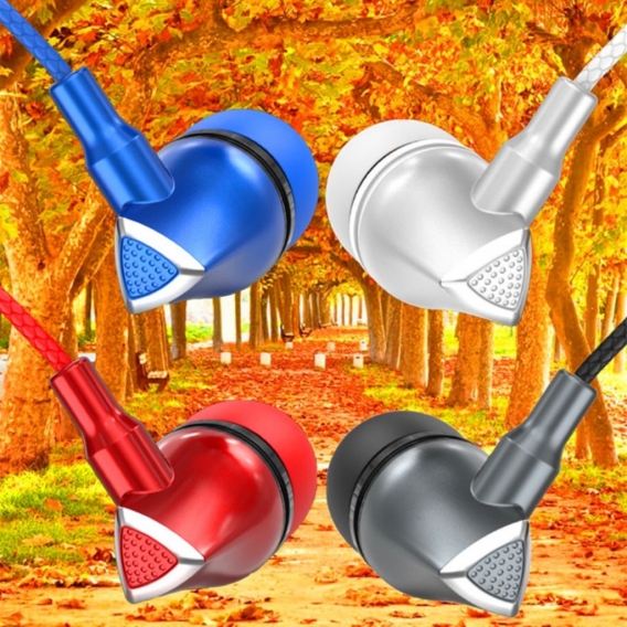 Universeller In-Ear-Kopfhörer Mit Starkem Bass Sport-Stereo-Musik-Headset Mit Mikrofon