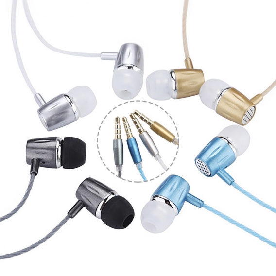 Universeller In-Ear-Rauschunterdrückung Kabelgebundener Dynamischer Gaming-Sport-Heavy-Bass-Kopfhörer