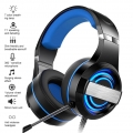 Kabelgebundenes Stereo-Gaming-Headset Mit Geräuschunterdrückung Led-Licht Surround-Sound-Kopfhörer -1 ＃