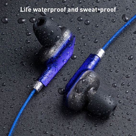 3,5-Mm-In-Ear-Dual-Moving-Coil-Hifi-Bass-Sportkopfhörer Mit Mikrofon