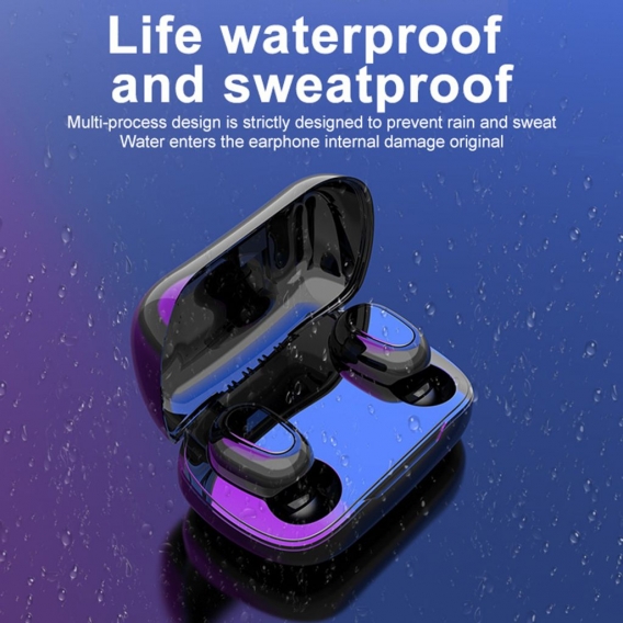 Tws Bluetooth 5.0 Sport Schweißfeste Ladebox Kabellose Hifi-In-Ear-Kopfhörer