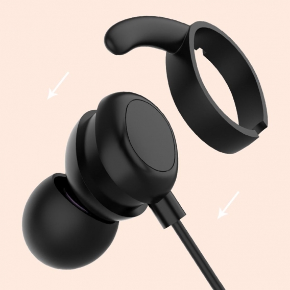 Dual Moving Coils 3,5-Mm-Stecker Kabelgebundener In-Ear-Sportkopfhörer Mit Mikrofonschlaufe