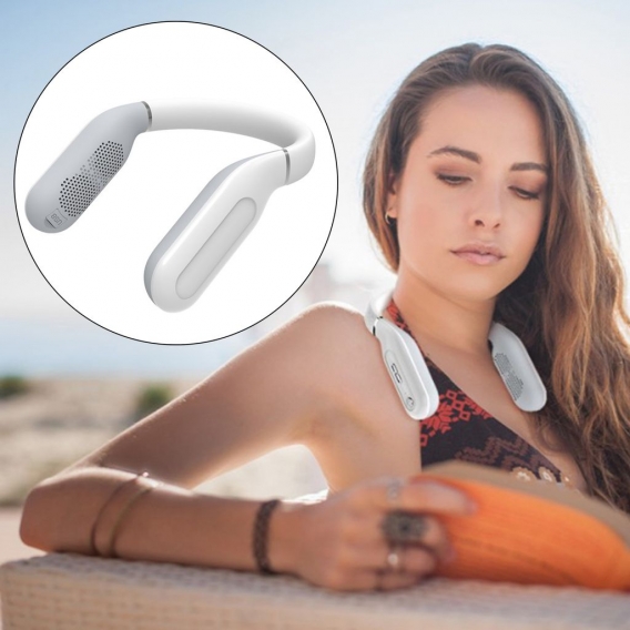 Nackenbügel Bluetooth 5.0 Kopfhörer Lautsprecher Leicht tragbar 750mAh Über den Hals 3D Tragbares Headset Outdoor Indoor Wandern