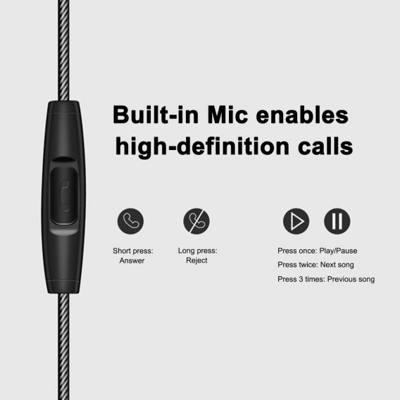 QKZ DM10 3,5 mm In-Ear-Kopfh?rer Bass Subwoofer Metallkabel-Kopfh?rer Magnetische Saugleitungssteuerung mit Mikrofon Sport-Heads