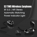 S2 TWS BT5.0 True Wireless Einzelkopfhoerer In-Ear-Ohrhoerer Intelligente Touch-Steuerung / Rauschunterdrueckung / HiFi-Stereo /