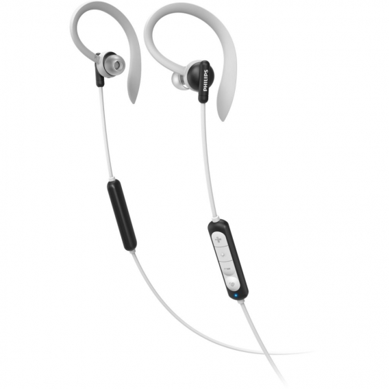 Philips In-Ear Kopfhörer TAA4205 schwarz/weiß Wingtips Bluetooth Mikrofon IPX5