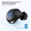 Bluetooth Kopfhörer 5.0 Sport Kopfhörer In-Ear Ohrhörer mit CVC 6.0 EDR Technik