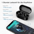 Bluetooth Kopfhörer 5.0 Sport Kopfhörer In-Ear Ohrhörer mit CVC 6.0 EDR Technik