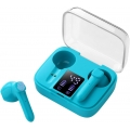 Kabellose Kopfhörer mit Stereo Sound Bluetooth 5.0 Headset, Wireless In-Ear Ohrhörer mit Mikrofon und Mini Tragbare Ladehülle - 