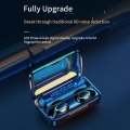 F9-5 TWS Earbuds Echte drahtlose Kopfh?rer Bluetooth 5.1 Wasserdichtes Headset 9D Stereo mit USB-Ausgang LED-Digitalanzeige