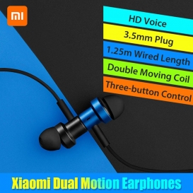 More about Xiaomi Dual Motion-Kopfhoerer In-Ear 1,25 m kabelgebundenes Headset 3,5-mm-Stecker / HD-Sprach- / Bassverbesserung / Drei-Tasten