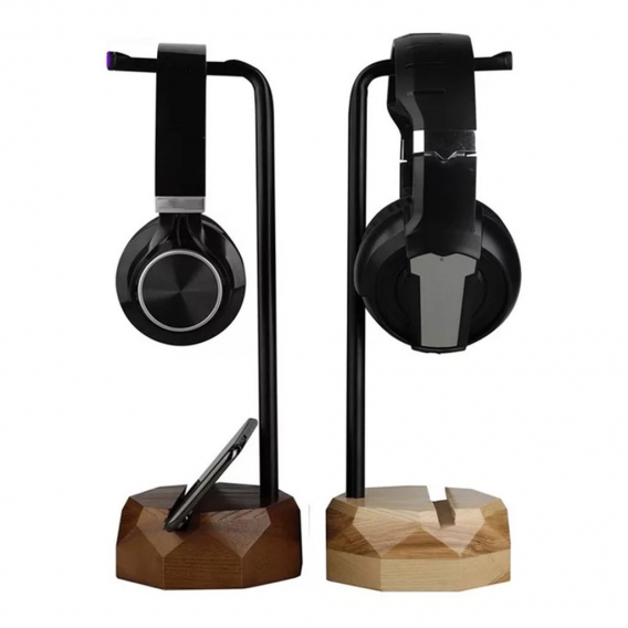Holz Headset Halter, kopfhörer Aufhänger Halter für Gaming Headsets & DJ Studio Kopfhörer Desktop Kopfhörer Ständer für /AKG Far
