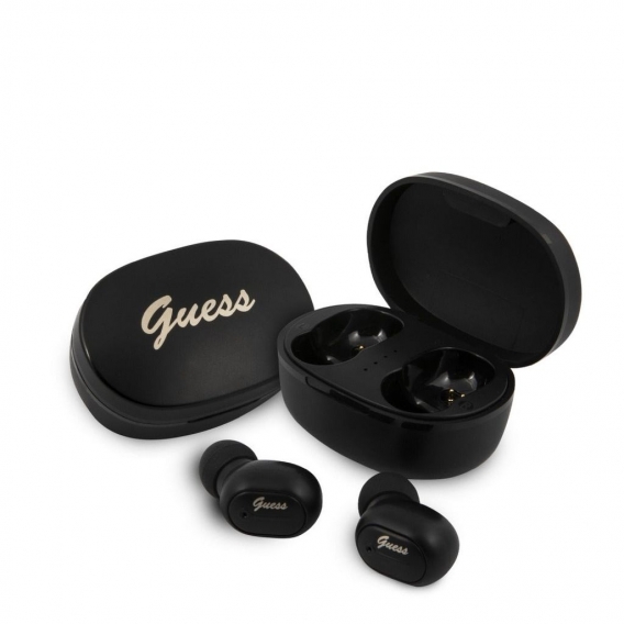 GUESS LOGO SCRIPT COLLECTION True Wireless Kopfhörer - schwarz