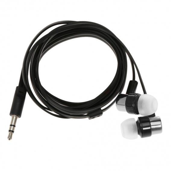 Universal 3,5 mm Wired Kopfh?rer In-Ear Weiche Silikon Ohrh?rer Ger?uschisolation Headset Musik Kopfh?rer 115 cm Draht fš¹r PC L