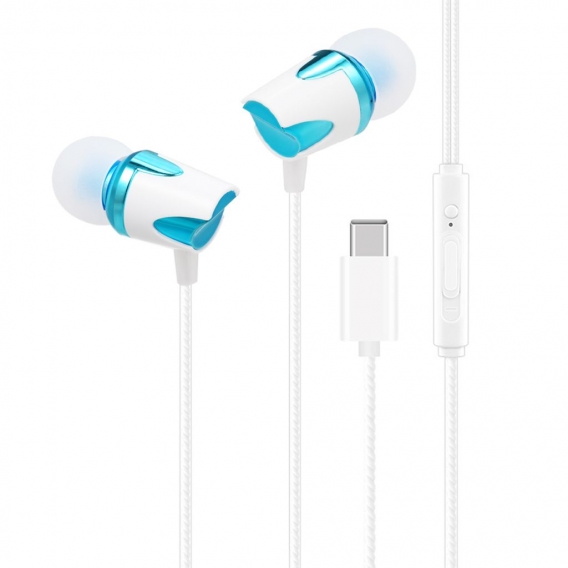 USB-Typ-C-Kabel-Kopfh?rer Tragbare In-Ear-Kopfh?rer Line-Control mit Mikrofon fš¹r MI 8 / 8SE / 6 / Note 3 / MIX 2 fš¹r LE 2/3-S