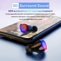 M12 TWS Bluetooth 5.0 Drahtloser Kopfh?rer Mini-Smart-In-Ear-Headset mit Mikrofon-Digitalanzeige Notbeleuchtung Nehmen Sie autom