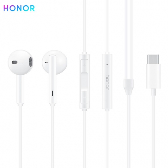 HONOR AM33 Classic-Ohrh?rer (USB-C Edition) Halb-In-Ear-Headset mit Kabel Stereo-Audio Immersiver kabelgebundener Kopfh?rer mit 