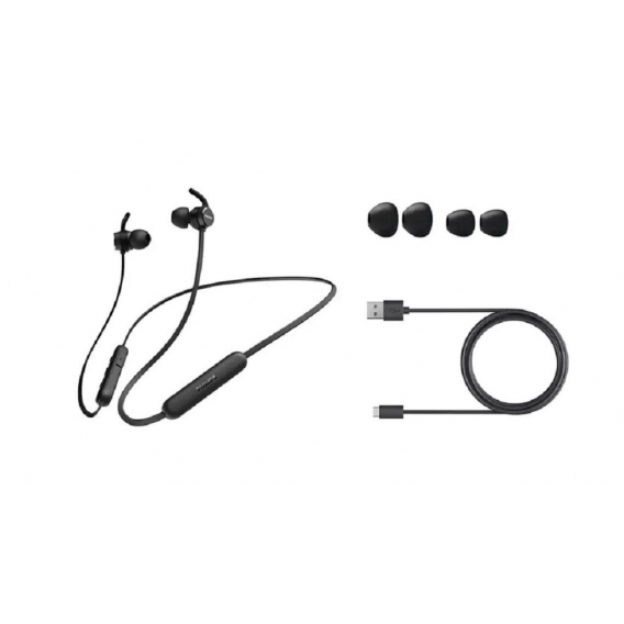 Philips TAE1205 In-Ear Kopfhörer schwarz Bluetooth IPX4 intigriertes Mikrofon