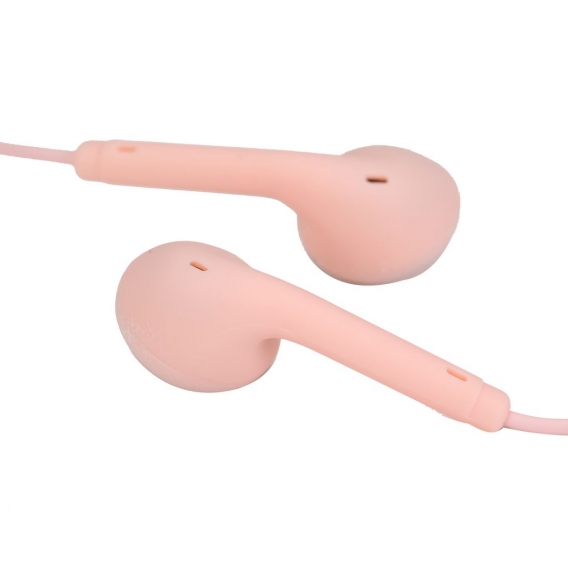 U19 3,5-mm-Kabelkopfhoerer In-Ear-Headset Macaron-Farbmusik-Kopfhoerer Smartphone-Ohrhoerer Inline-Steuerung mit Mikrofon