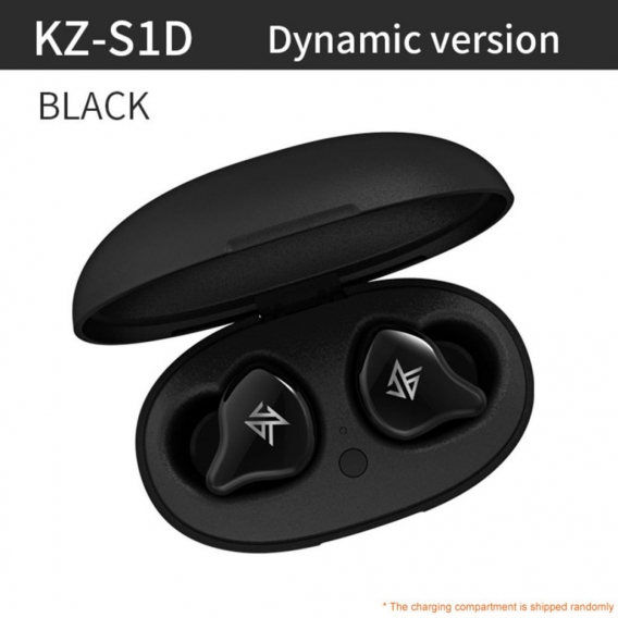 KZ S1 Bluetooth 5.0 In-Ear kabellose HiFi-Stereo-Sound-Kopfh?rer Sport-Ohrh?rer Schwarz S1D