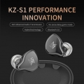 KZ S1 Bluetooth 5.0 In-Ear kabellose HiFi-Stereo-Sound-Kopfh?rer Sport-Ohrh?rer Schwarz S1D